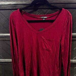 Maroon long sleeve